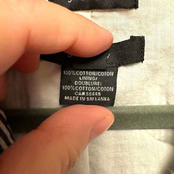 J. Crew Schoolboy Blazer Seersucker Navy Blue Stripe - Picture 6 of 8